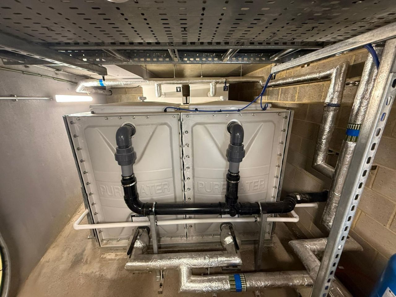 Novello — water storage plant room